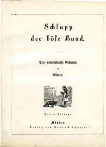 1865 Paul Alverdes: Schlupp, der böse Hund, Abb.01