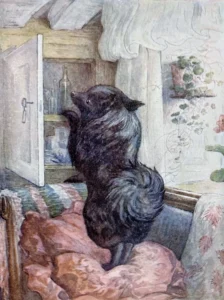 1905 Beatrix Potter:The Pie and the Patty-pan - Where is the pie made of mouse