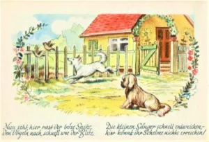 1946 W. Krüger & Hermann Muck: Purzel - Eine Hundegeschichte in Versen und Bildern 05