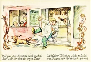 1946 W. Krüger & Hermann Muck: Purzel - Eine Hundegeschichte in Versen und Bildern 08