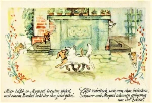 1946 W. Krüger & Hermann Muck: Purzel - Eine Hundegeschichte in Versen und Bildern 09
