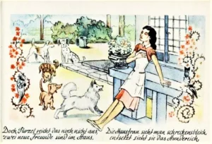 1946 W. Krüger & Hermann Muck: Purzel - Eine Hundegeschichte in Versen und Bildern 10
