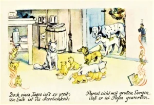 1946 W. Krüger & Hermann Muck: Purzel - Eine Hundegeschichte in Versen und Bildern 13