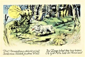 1946 W. Krüger & Hermann Muck: Purzel - Eine Hundegeschichte in Versen und Bildern 15