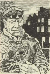 1956 G. W. Barrington: Jan - The Story of a Dutch Barge Dog 01