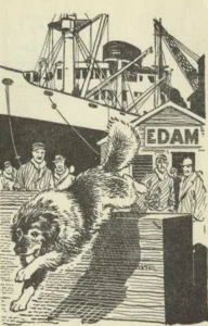 1956 G. W. Barrington: Jan - The Story of a Dutch Barge Dog 02