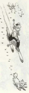 1960 M. Baranova & Y. Veltistov: Rags, Borya and the Rocket 05