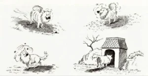 1978 Hans Traxler: Fünf Hunde erben 1 Million 08