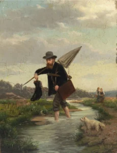 Der Maler und der Hund
Gehrich, Hermann (vor 1850 - nach 1885)
