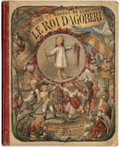 ,,Der gute König Dagobert''. Ausgabe J. Hetzel. Um 1880, Titelseite