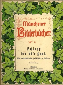 1865 Paul Alverdes: Schlupp, der böse Hund, Buchdeckel
