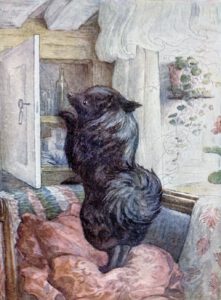 Illustration aus dem Buch ,,The Pie and the Patty-pan‘‘ von Beatrix Potter, London, 1905