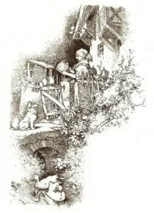 Grimms Märchen S. 183 Der Frieder und das Katerlieschen